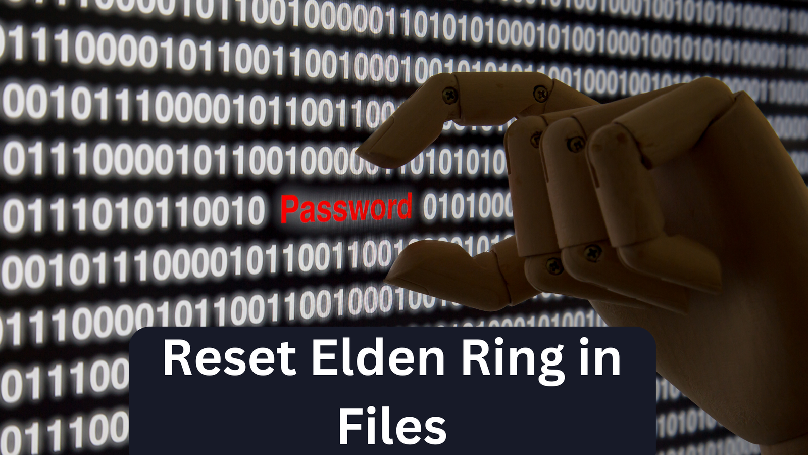 Reset Elden Ring in Files