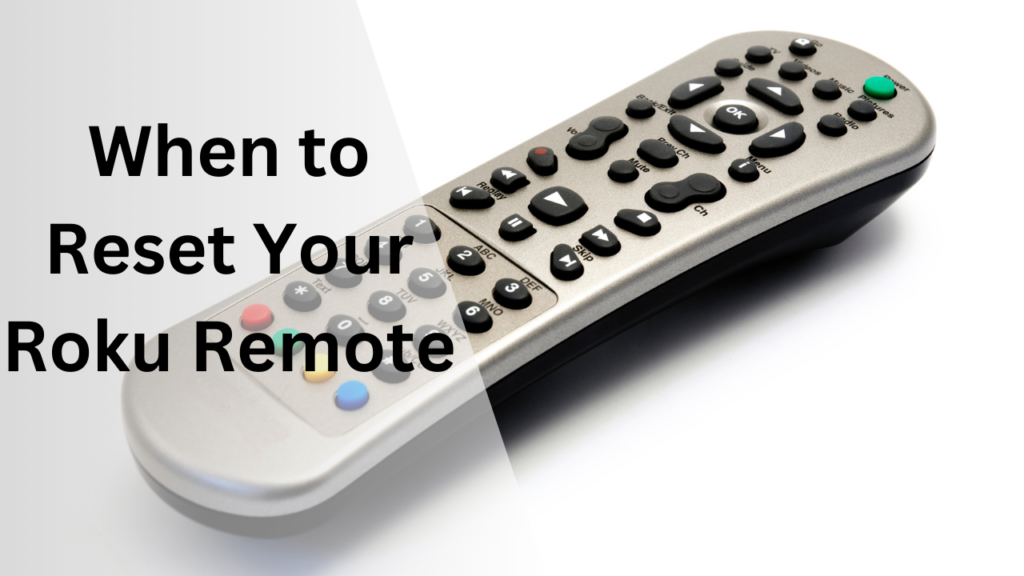 Reset Your Roku Remote